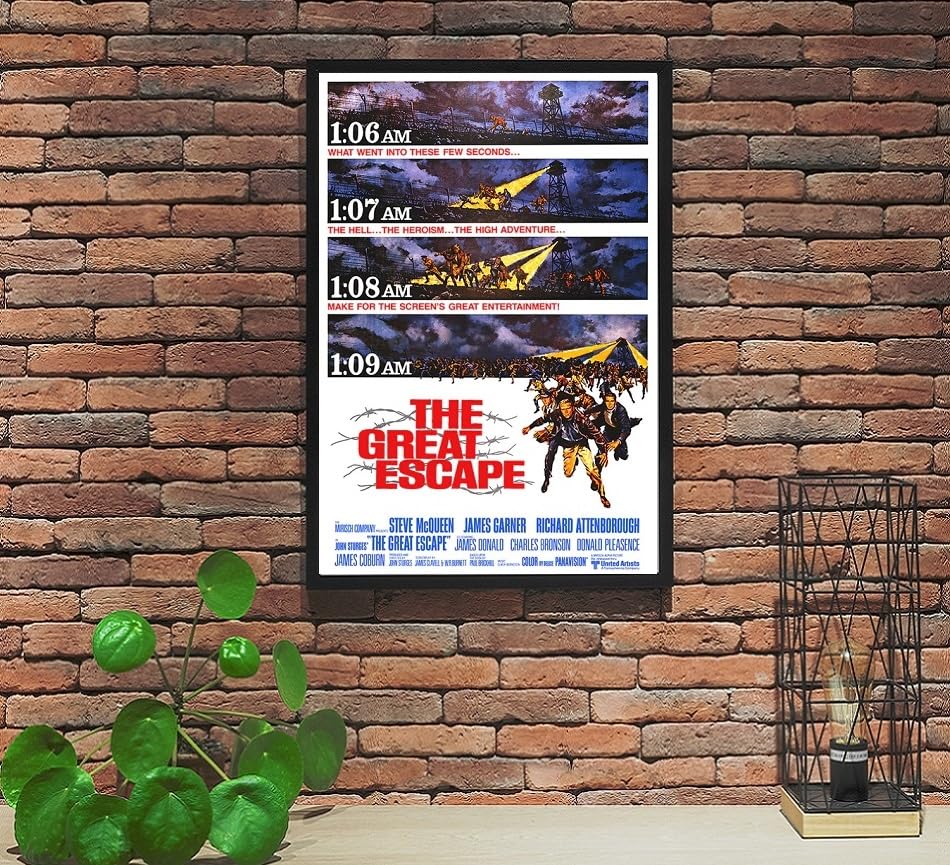 スティーブマックィーン/大脱走 Steve McQueen アートポスター ポスター『大脱走』The Great Escape☆スティーブ・マックイーン
